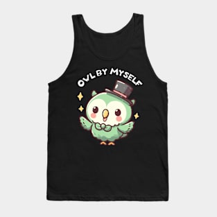 Owl by myself Tank Top